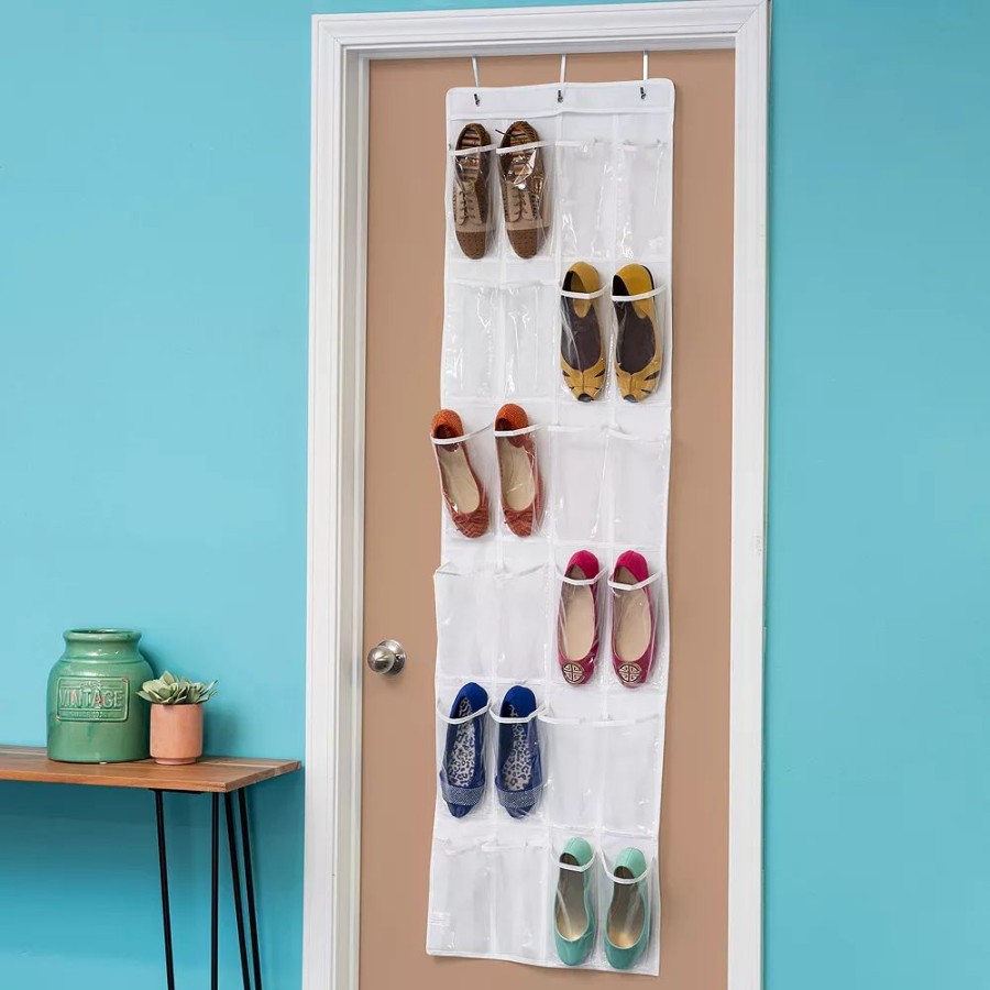 Storage & Cleaning * | Honey-Can-Do 24-Pocket Over-The-Door Shoe Organizer