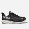 Athletic * | Hoka Men'S Clifton 9 Wide Running Shoe Black/White