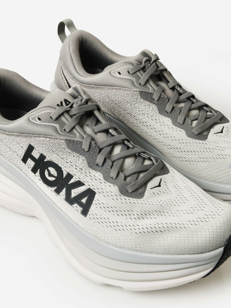 Athletic * | Hoka Men'S Bondi 8 Running Shoe Sharkskin/Harbor Mist