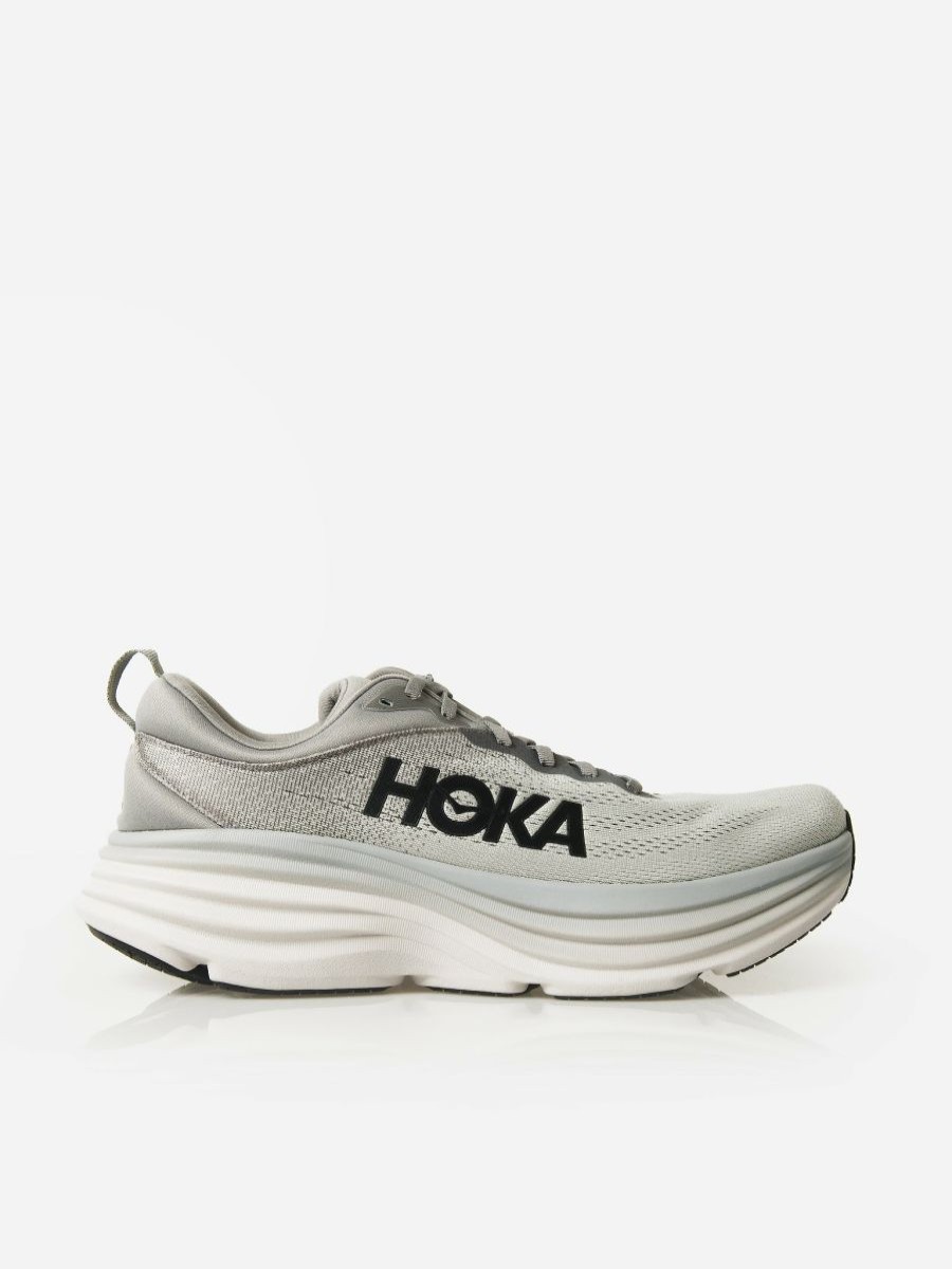 Athletic * | Hoka Men'S Bondi 8 Running Shoe Sharkskin/Harbor Mist