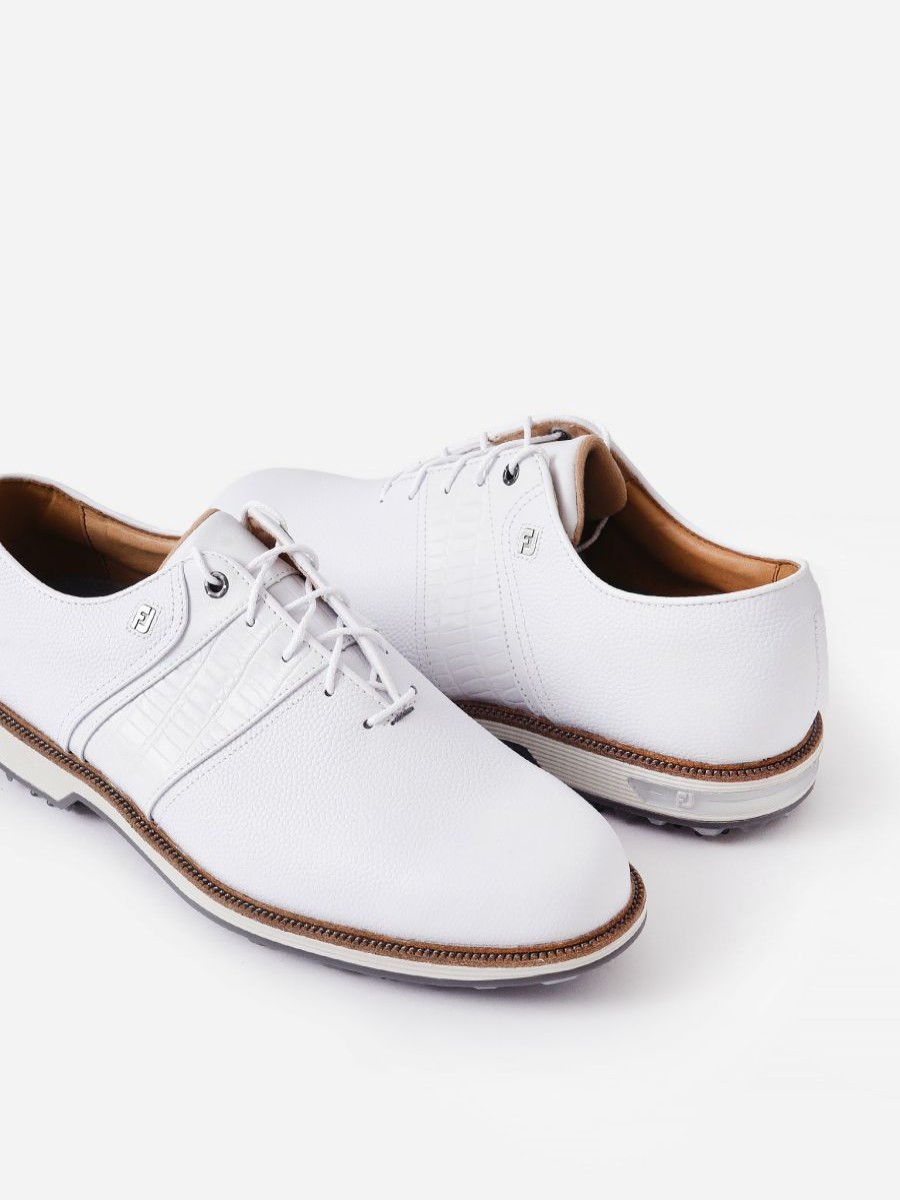 Golf * | Footjoy Men'S Premiere Series Packard Golf Shoe White/White/White