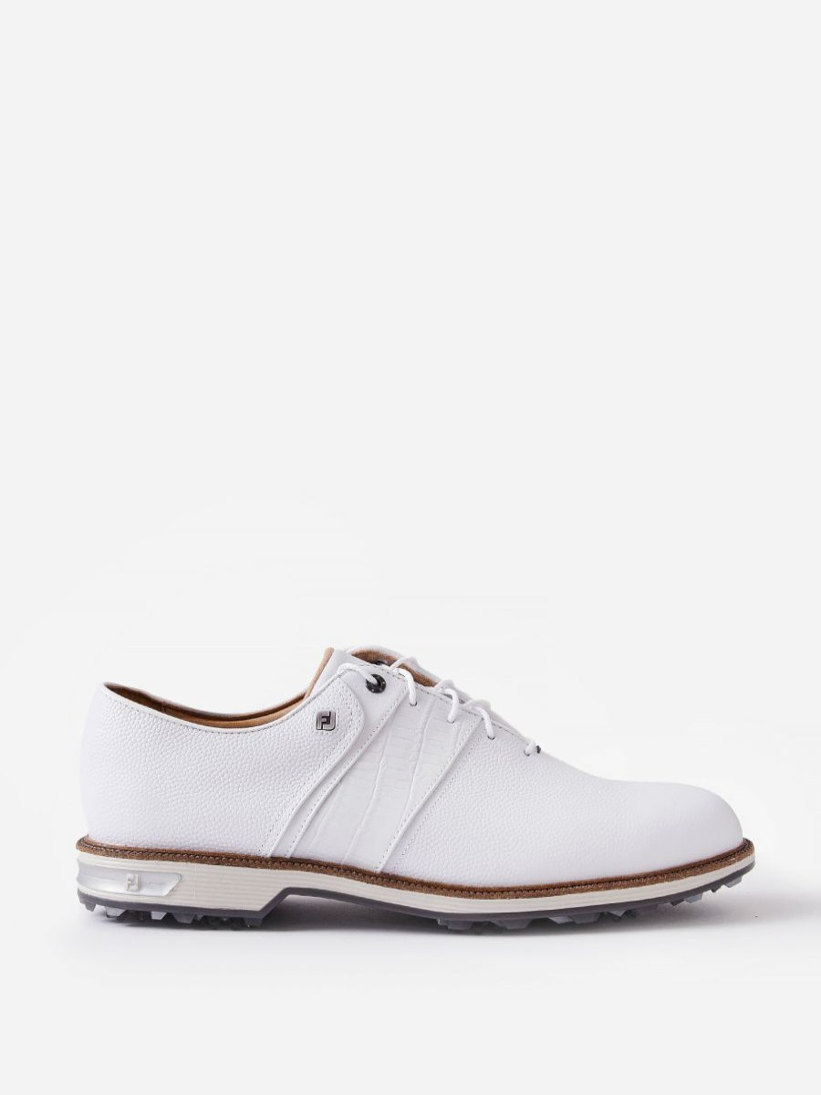 Golf * | Footjoy Men'S Premiere Series Packard Golf Shoe White/White/White