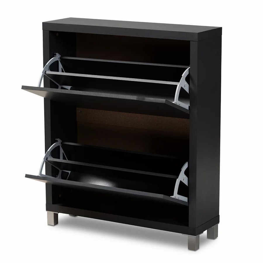 Storage & Cleaning * | Baxton Studio Simms Shoe Cabinet