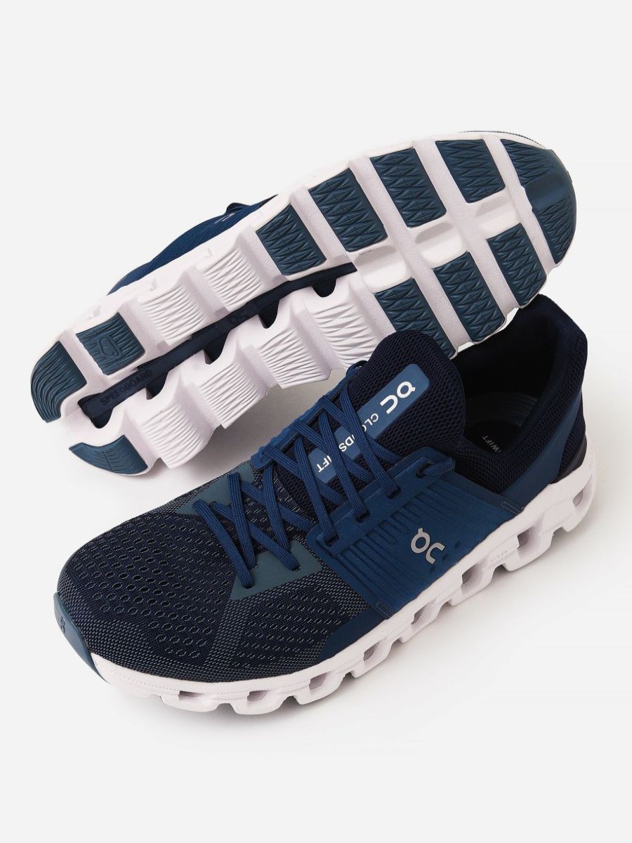 Athletic * | On Men'S Cloudswift Running Shoe Denim/Midnight