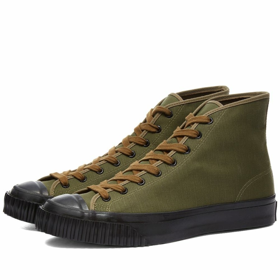 Sneakers * | The Real Mccoy'S Military Canvas Training Shoe