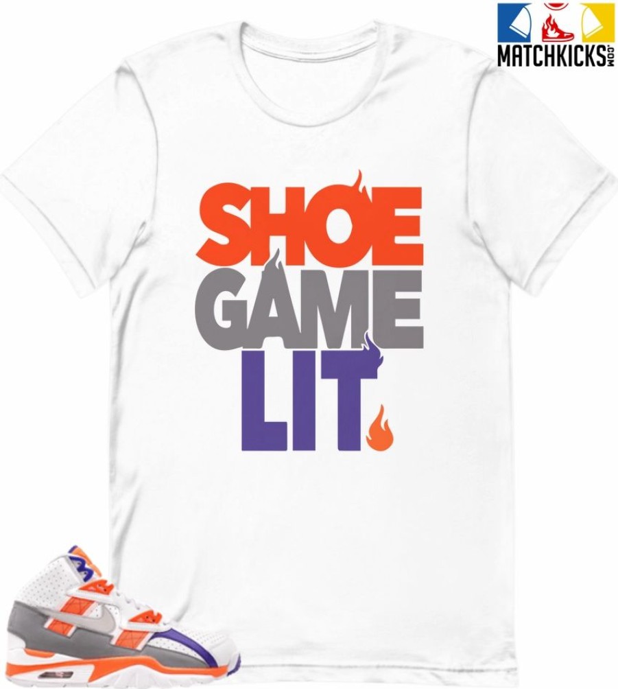 T-Shirt * | T-Shirt Nike Air Trainer Sc Bo Jackson Sneaker-Matching T-Shirt (Shoe Game Lit)