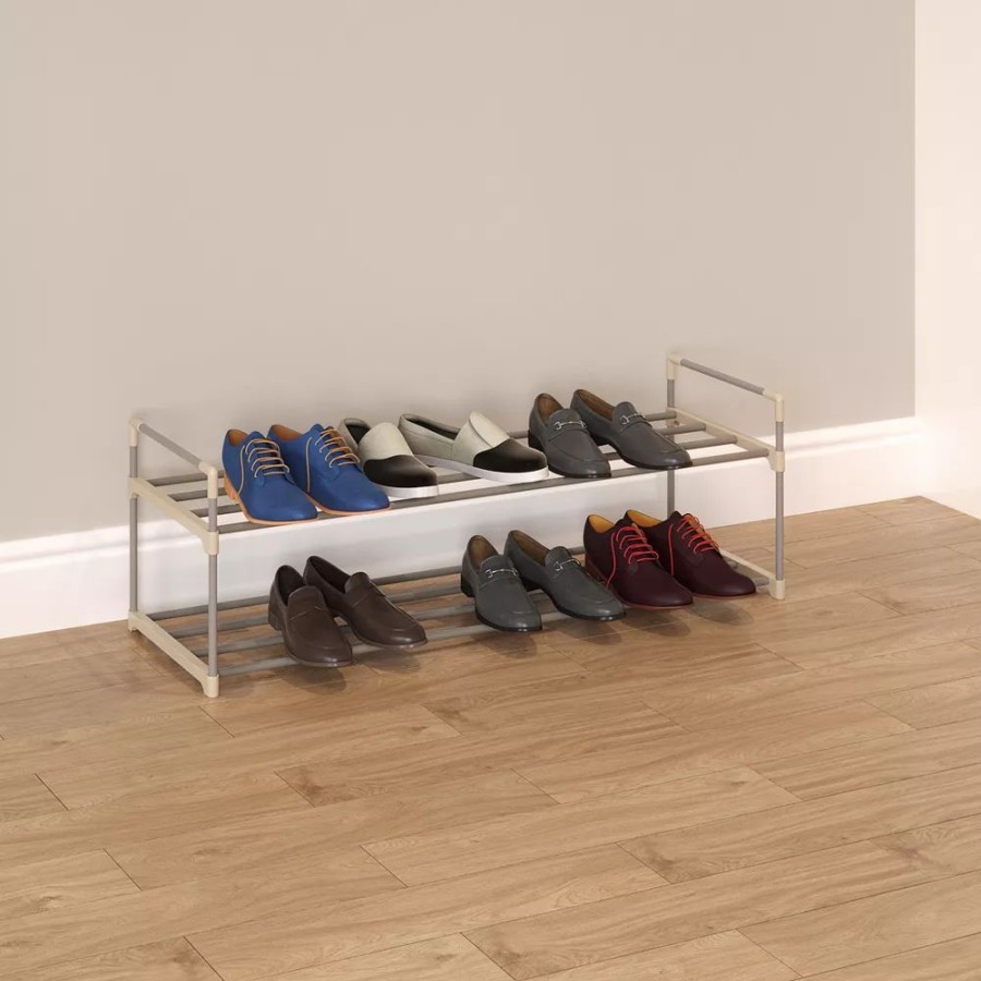 Storage & Cleaning * | Hastings Home 2-Tier Shoe Storage Rack