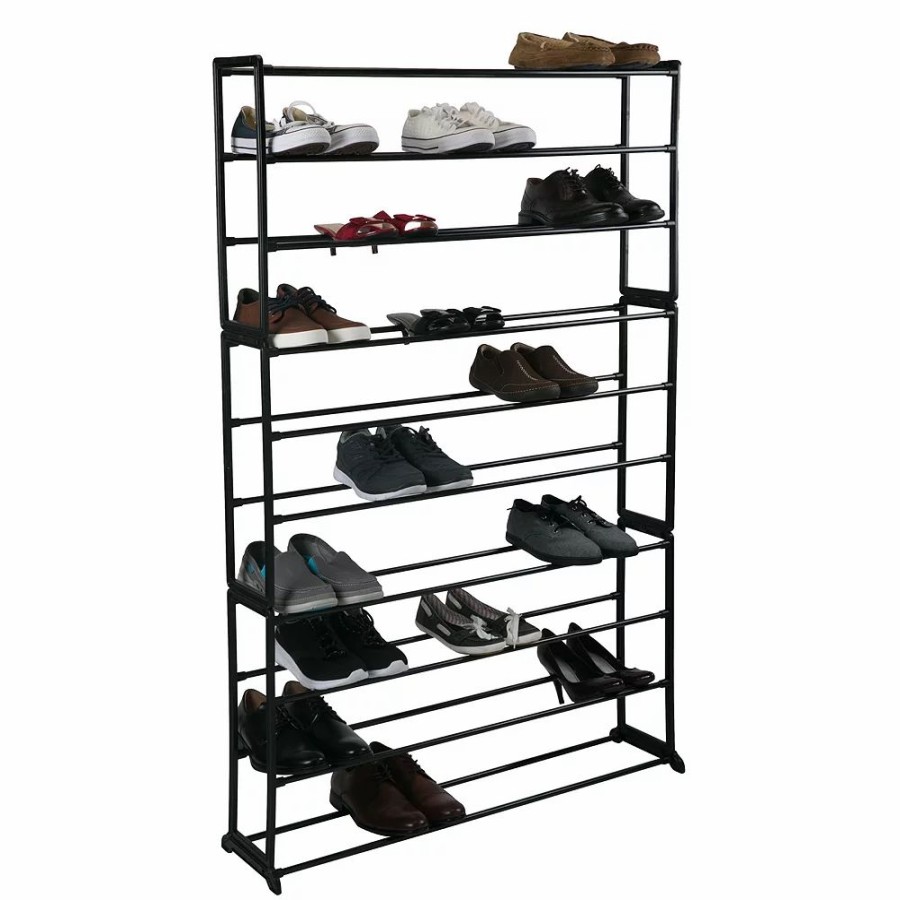 Storage & Cleaning * | Simplify 50 Pair Shoe Organizer Rack