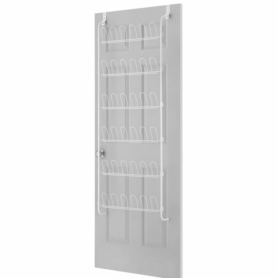 Storage & Cleaning * | Whitmor 18-Pair Over The Door Shoe Rack