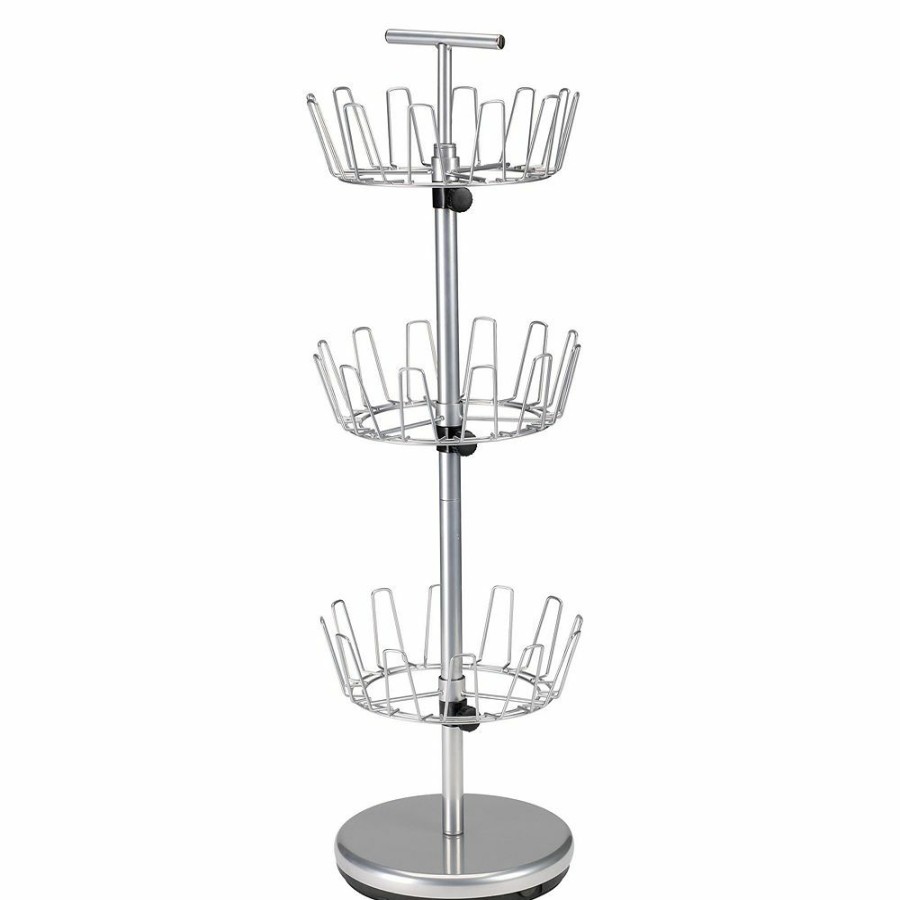 Storage & Cleaning * | Household Essentials 3-Tier Shoe Tree Gray