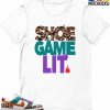 T-Shirt * | T-Shirt Nike Dunk Low Safari Mix Sneaker-Matching T-Shirt (Shoe Game Lit)