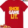 T-Shirt * | T-Shirt Nike Dunk Low Midas Gold Sneaker-Matching T-Shirt (Shoe Game Lit)