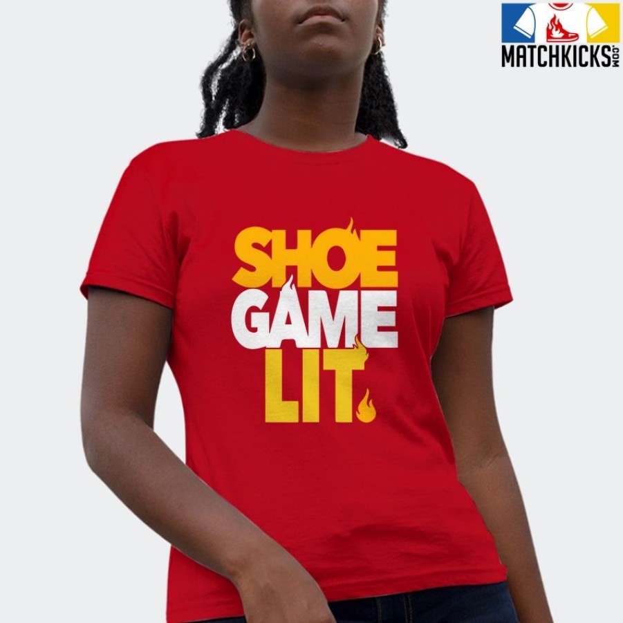 T-Shirt * | T-Shirt Nike Dunk Low Midas Gold Sneaker-Matching T-Shirt (Shoe Game Lit)