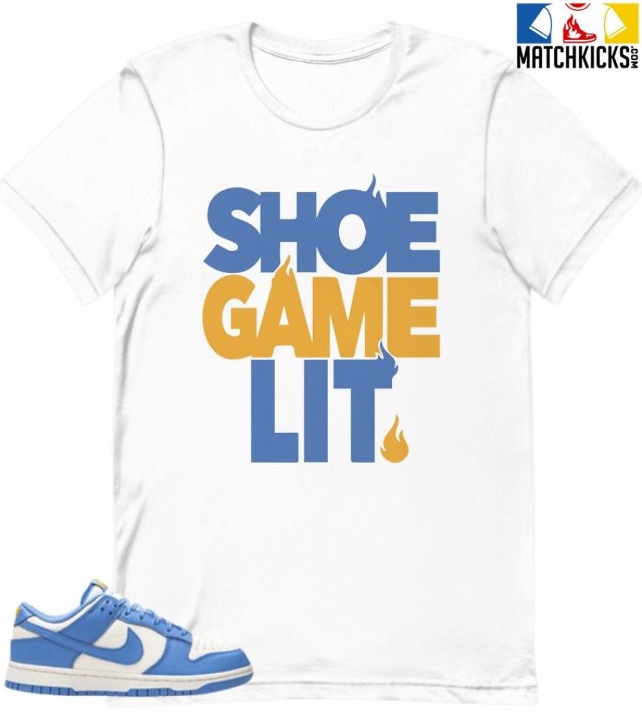 T-Shirt * | T-Shirt Nike Dunk Low Coast (W) Sneaker-Matching T-Shirt (Shoe Game Lit)