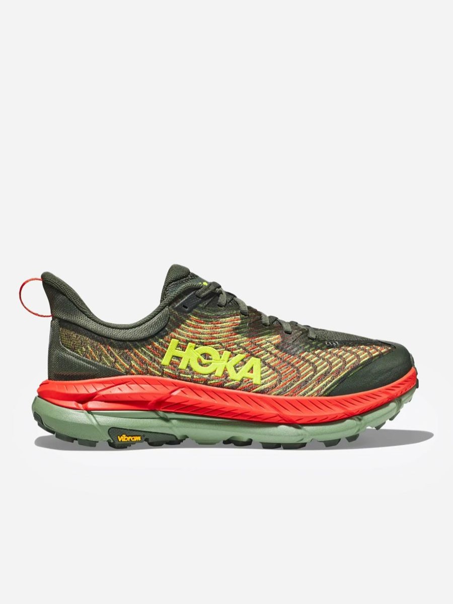 Athletic * | Hoka Men'S Mafate Speed 4 Running Shoe Thyme/Fiesta