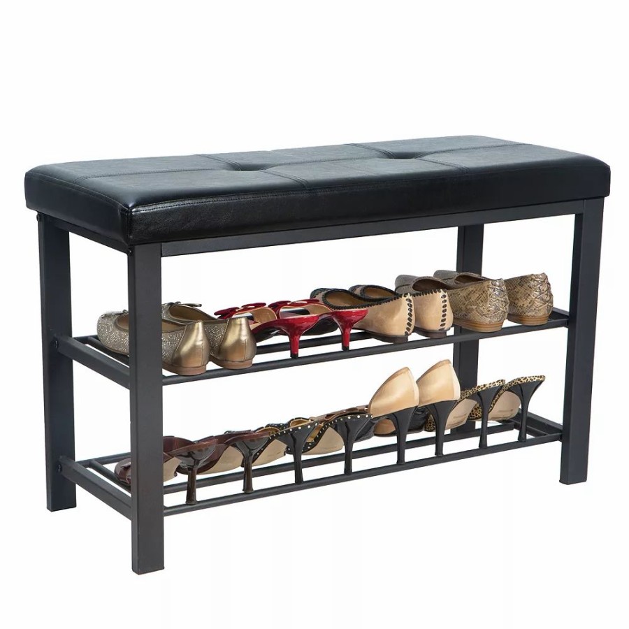 Storage & Cleaning * | Simplify Bench Shoe Storage Rack