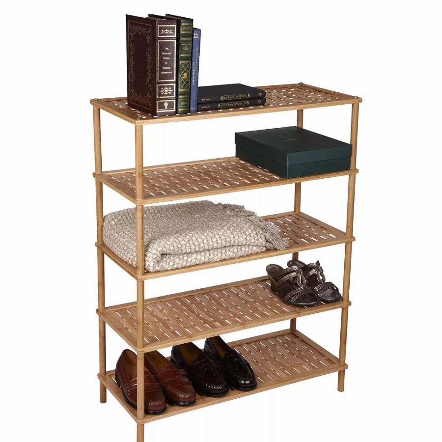 Storage & Cleaning * | Household Essentials 5-Tier Shoe Rack