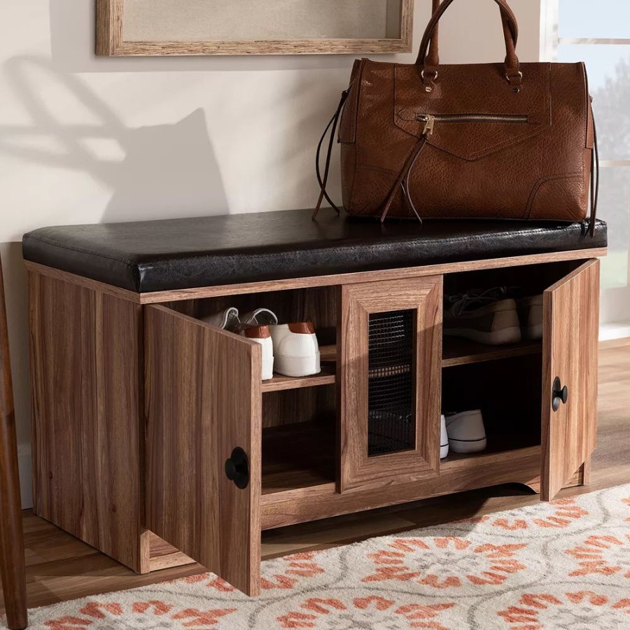 Storage & Cleaning * | Baxton Studio Valina Shoe Cabinet