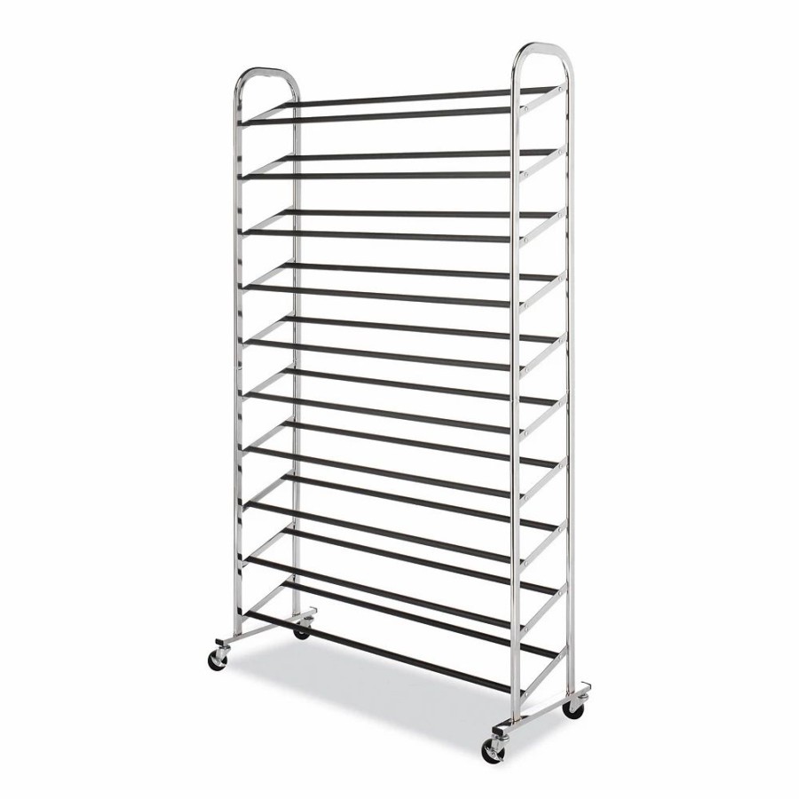 Storage & Cleaning * | Whitmor 10-Tier Rolling Shoe Rack