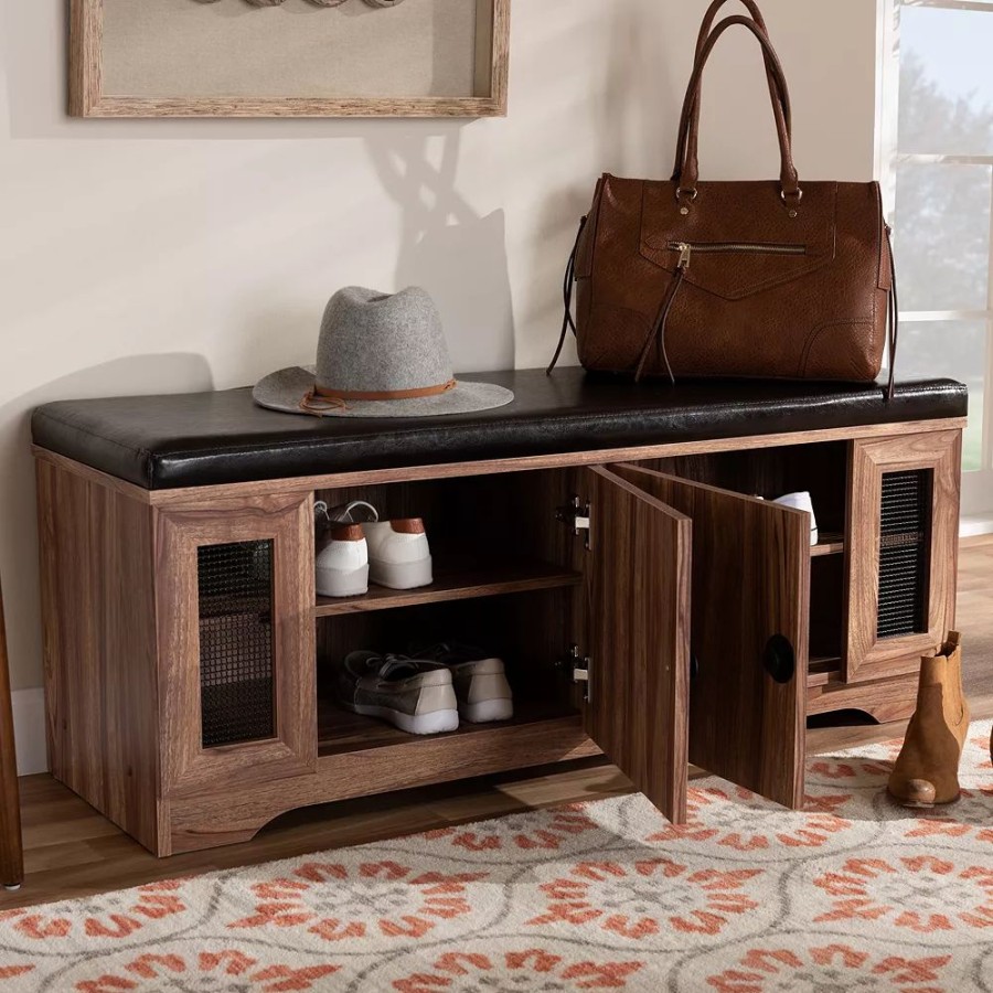 Storage & Cleaning * | Baxton Studio Valina Shoe Cabinet