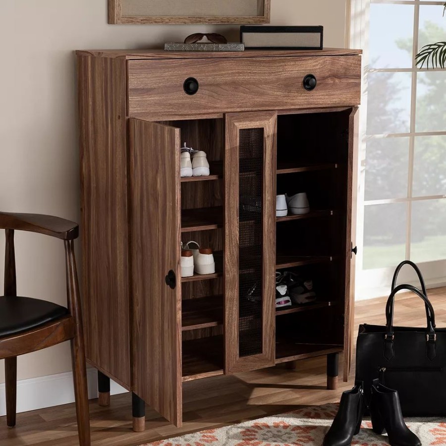 Storage & Cleaning * | Baxton Studio Valina Shoe Cabinet