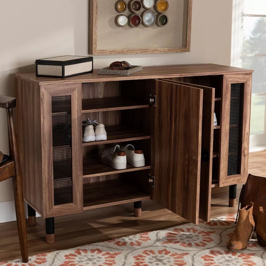 Storage & Cleaning * | Baxton Studio Valina Shoe Cabinet